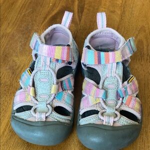 Keen Newport H2 Pastel Striped Kids Sandals Toddler 9
